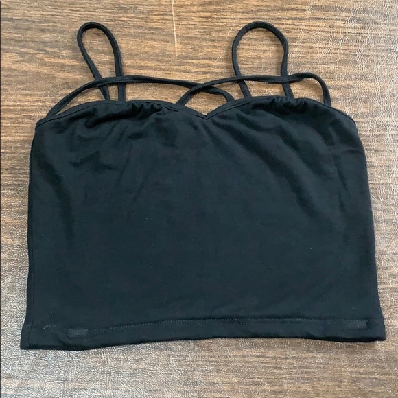 Lulu’s Sarabelle Strappy Black Bralette - Picture 5 of 9